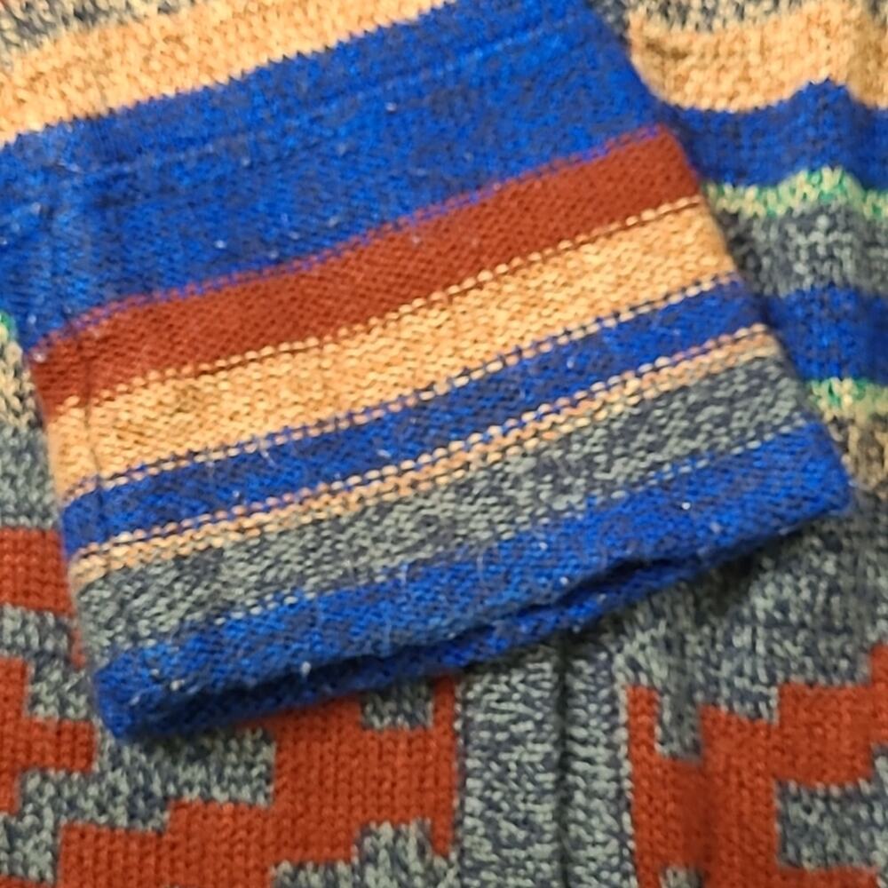 Cable & Gauge Long Southwestern Style Cardigan Sweater size Medium - Picture 15 of 15